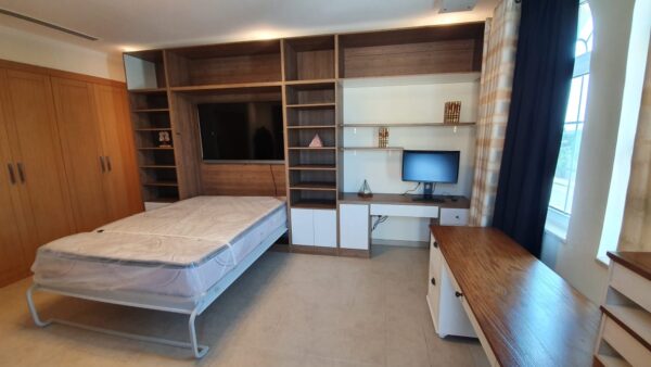 Murphy Wall Bed with Shelves - Image 5