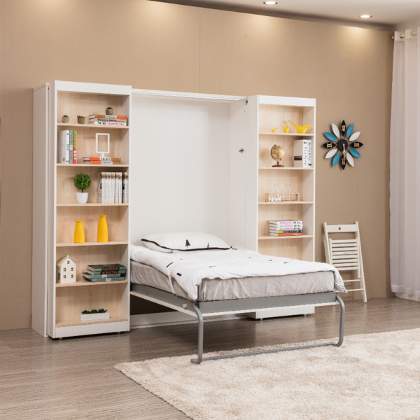 Murphy Wall Bed With Bookshelves - Image 2